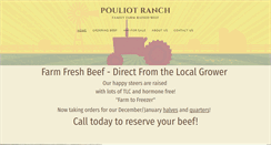 Desktop Screenshot of pouliotranch.com